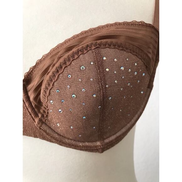 Fenty X Savage Garden of Eden Lingerie Nude Freckle Underwire Bra - Picture 3 of 5